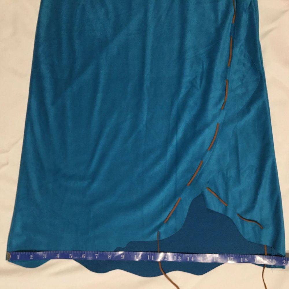 Vintage Sooki Faux Suede 2 Piece Skirt & Top Set - Picture 16 of 16